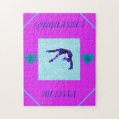 GYMNASTICS-puzzel op maat gemaakt. Legpuzzel (Verticaal)