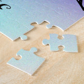 GYMNASTICS PUZZLE met gymnast & douanenaam. Legpuzzel (Zijkant)