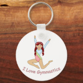 Gymnastics Redhead Sleutelhanger (Voorkant)