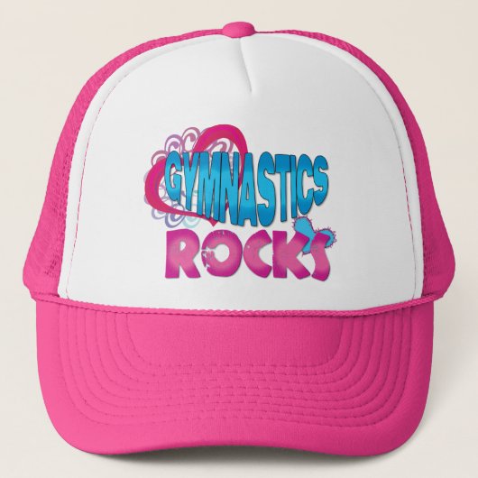Gymnastics Rocks Gifts Trucker Pet (Voorkant)