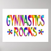 GYMNASTICS ROCKS POSTER (Voorkant)