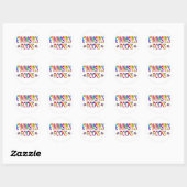 GYMNASTICS ROCKS RONDE STICKER (Vel)