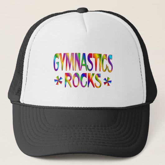 GYMNASTICS ROCKS TRUCKER PET (Voorkant)