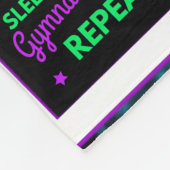 Gymnastics - She believed she could fly Qbs TTA Fleece Deken (Hoek)