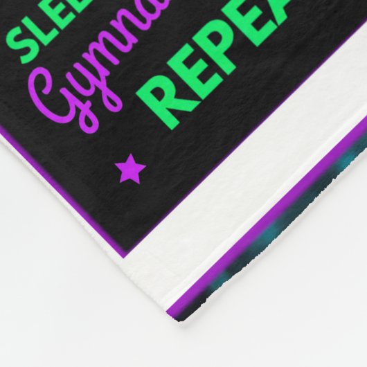 Gymnastics - She believed she could fly Qbs TTA Fleece Deken (Hoek)