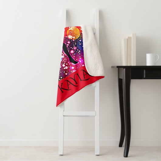 GYMNASTICS SHERPA MEDIUM BLANKET MET NAAM. SHERPA DEKEN (In situ)