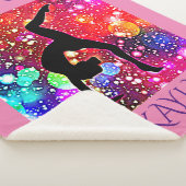 GYMNASTICS SHERPA MEDIUM BLANKET MET NAAM. SHERPA DEKEN (3/4)