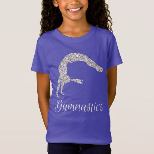 Gymnastics Silver Shimmer T-Shirt