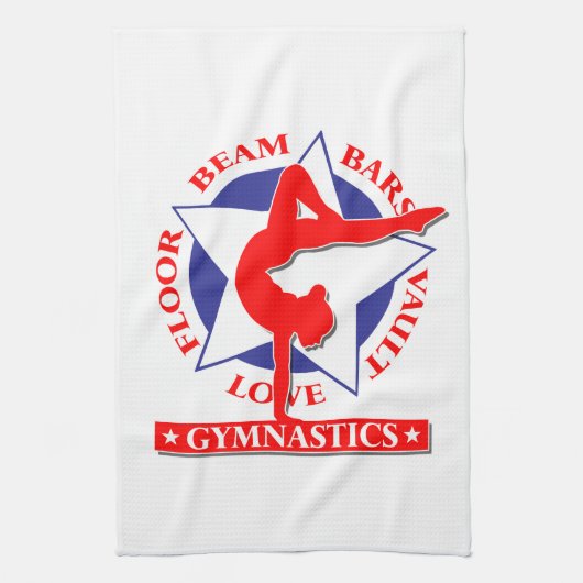 Gymnastics Star Theedoek (Verticaal)