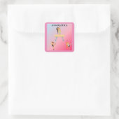 Gymnastics stickers for girl's. (Tas)