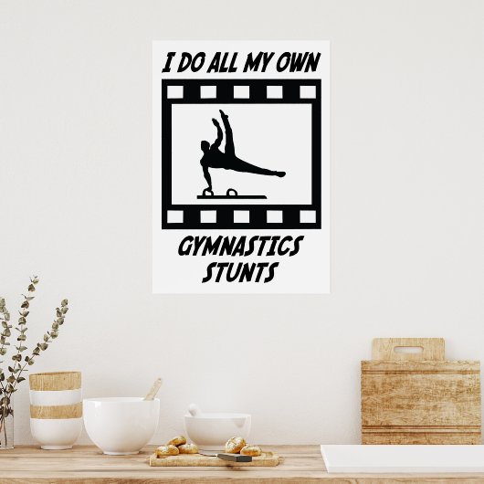 Gymnastics Stunts Poster (Keuken)