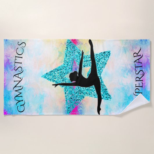 Gymnastics Superstar Strandlaken (Voorkant)