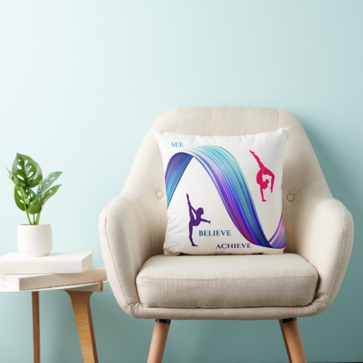 GYMNASTICS TWEE ZIJDE SIERKUSSEN. KUSSEN (Stoel)