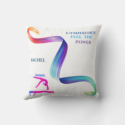 GYMNASTICS TWEE ZIJDE SIERKUSSEN. KUSSEN (Achterkant)