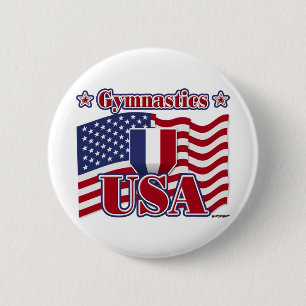 Gymnastics USA Ronde Button 5,7 Cm