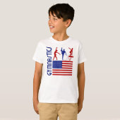 Gymnastics Verenigde Staten T-shirt (Voorkant volledig)