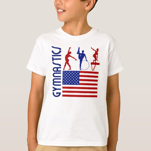 Gymnastics Verenigde Staten T-shirt (Voorkant)