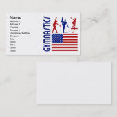 Gymnastics Verenigde Staten Visitekaartje (Voorkant / Achterkant)