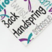 GYMNASTICS VOLLEDIG QUILT FLEECE DEKEN (Hoek)