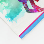 GYMNASTICS WATERVERF QUILT FLEECE DEKEN (Hoek)