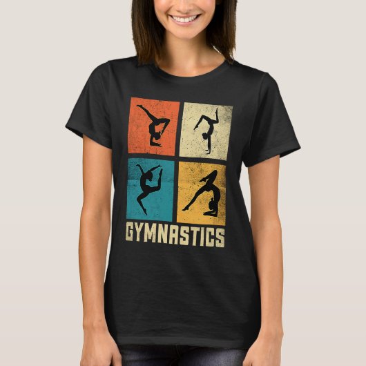 Gymnastics Women men Girls Teens Gymnast Dance Ret T-shirt (Voorkant)
