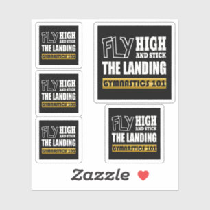 Gymnastiek 101 Fly High - Bar Gymnast Sticker