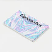 GYMNASTIEK 10"x 6"Post-it® notes (Schuin)