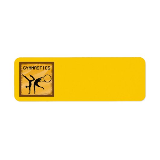 GYMNASTIEK 1 ADRESETIKETTEN ETIKET (Voorkant)