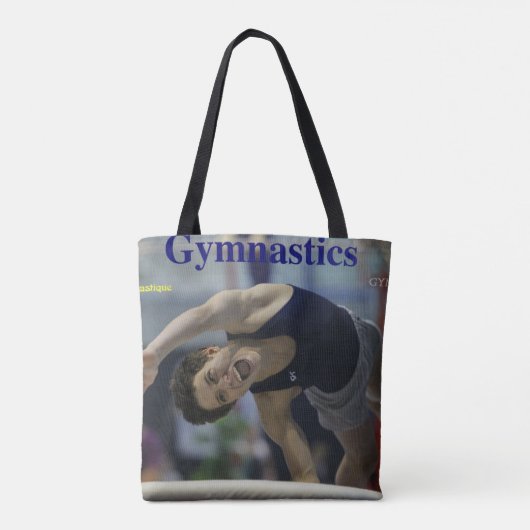 GYMNASTIEK #1, Julius Neuber op kluis Tote Bag (Achterkant)
