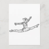 Gymnastiek 2 briefkaart (Voorkant)