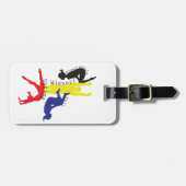 Gymnastiek 365 bagagelabel (Voorkant horizontaal)