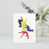 Gymnastiek 365 briefkaart (Staand voorkant)