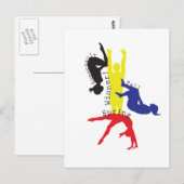 Gymnastiek 365 briefkaart (Voorkant / Achterkant)