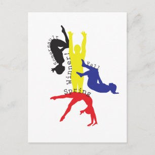 Gymnastiek 365 briefkaart