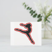 Gymnastiek 3 briefkaart (Staand voorkant)