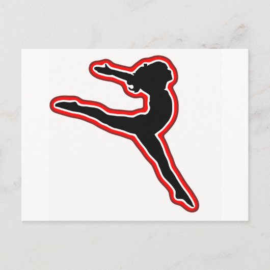 Gymnastiek 3 briefkaart (Voorkant)