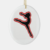 Gymnastiek 3 keramisch ornament (Rechts)