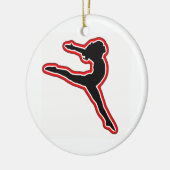 Gymnastiek 3 keramisch ornament (Links)