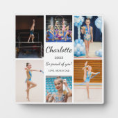 Gymnastiek 6 Fotocollage Modern Keepsake Fotoplaat (Voorkant)