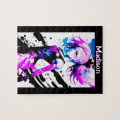 Gymnastiek Abstract Spirit of the Gymnast Custom Legpuzzel (Horizontaal)