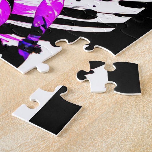 Gymnastiek Abstract Spirit of the Gymnast Custom Legpuzzel (Zijkant)