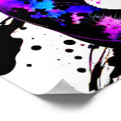 Gymnastiek Abstract Spirit of the Gymnast Poster (Hoek)