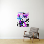 Gymnastiek Abstract Spirit of the Gymnast Wandkleed (In situ)