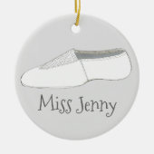 Gymnastiek Acro Acrobat Dance Teacher Coach Keramisch Ornament (Voorkant)