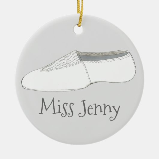 Gymnastiek Acro Acrobat Dance Teacher Coach Keramisch Ornament (Voorkant)