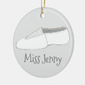 Gymnastiek Acro Acrobat Dance Teacher Coach Keramisch Ornament (Links)