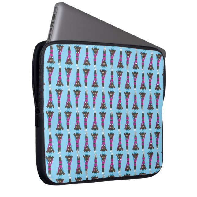 Gymnastiek Acrobat Acro Tumbling Dance Gymnast Laptop Sleeve (Voorkant Rechts)