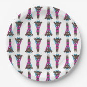 Gymnastiek Acrobat Dance Overweging Acro Gymnast Papieren Bordje (Voorkant)