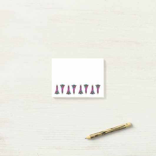 Gymnastiek Acrobat Dance Teacher Gymnast Coach Post-it® Notes (Op bureau)