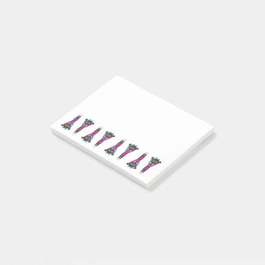 Gymnastiek Acrobat Dance Teacher Gymnast Coach Post-it® Notes (Schuin)